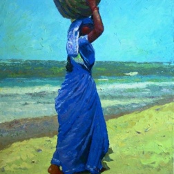 Painting for sale online - Women of Goa 15