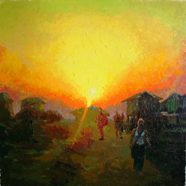 Painting for sale online - The last ray