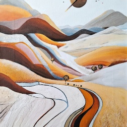 Painting for sale online - Dreams of Forgotten Planets 2