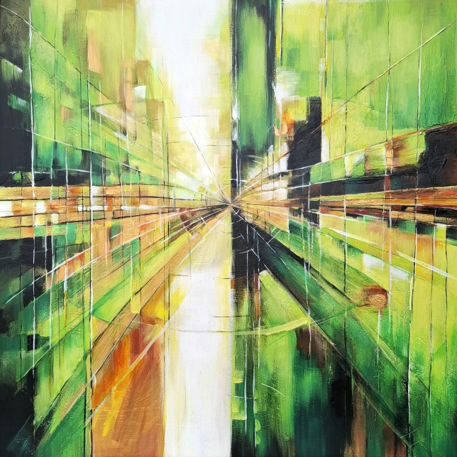Painting for sale online - Summer in the city