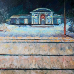 Painting for sale online - Night station