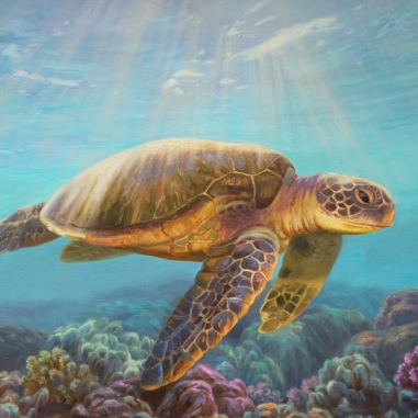 Painting for sale online - In the blue expanse