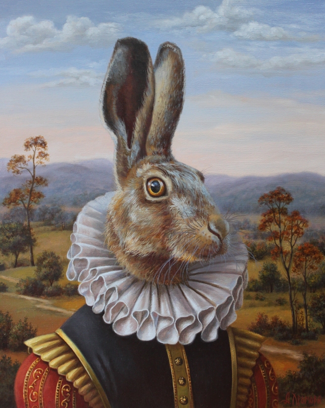 Painting for sale online - Mister Hare