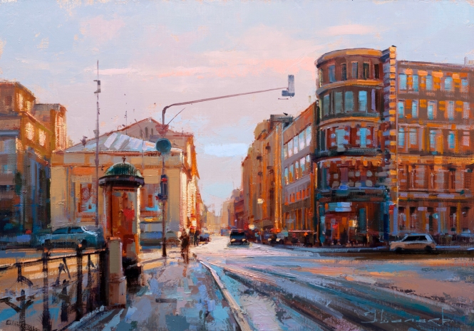 Painting for sale online - It's already March, Bolshaya Dmitrovka