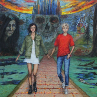 Painting for sale online - Hansel and Gretel