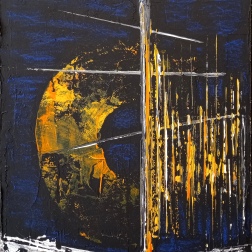 Painting for sale online - Moon Sail