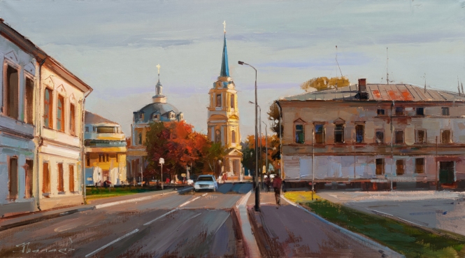 Painting for sale online - Behind the old house. Tokmakov Lane.