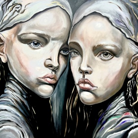 Painting for sale online - TWEEN FLAMES