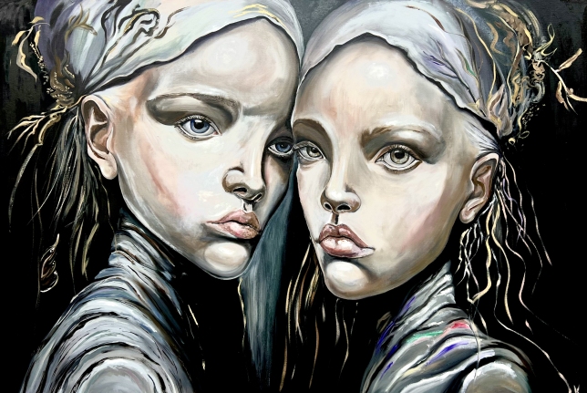 Painting for sale online - TWEEN FLAMES