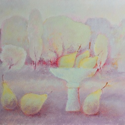 Painting for sale online - Landscape with pears
