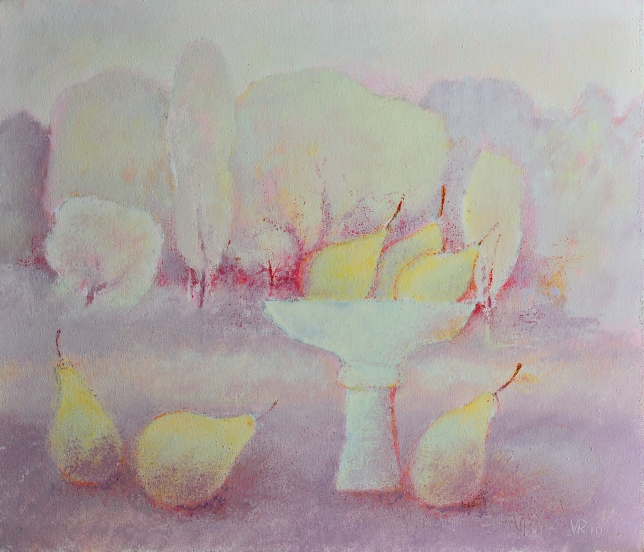 Painting for sale online - Landscape with pears