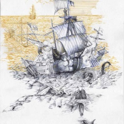 Painting for sale online - Sea Battle 2