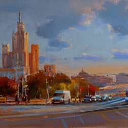 Painting for sale online - Nonsense high-rise View of Kotelnicheskaya Embankment