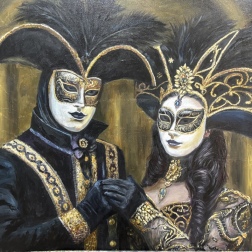 Painting for sale online - Masquerade