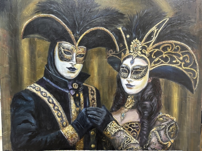 Painting for sale online - Masquerade