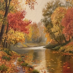 Painting for sale online - Colours of autumn