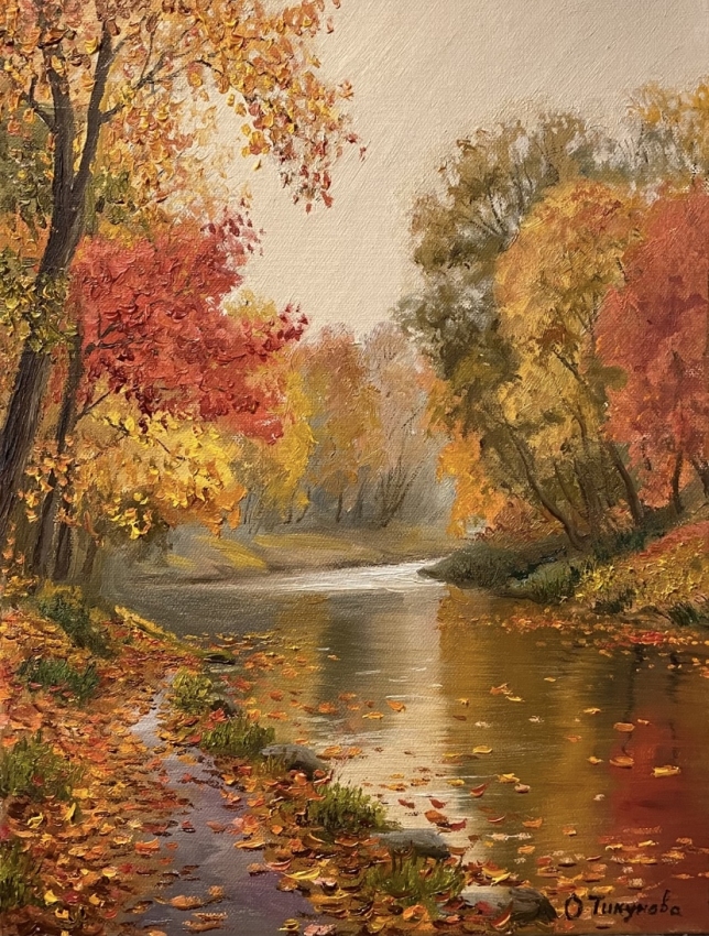 Painting for sale online - Colours of autumn