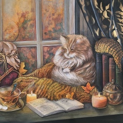 Painting for sale online - Golden autumn