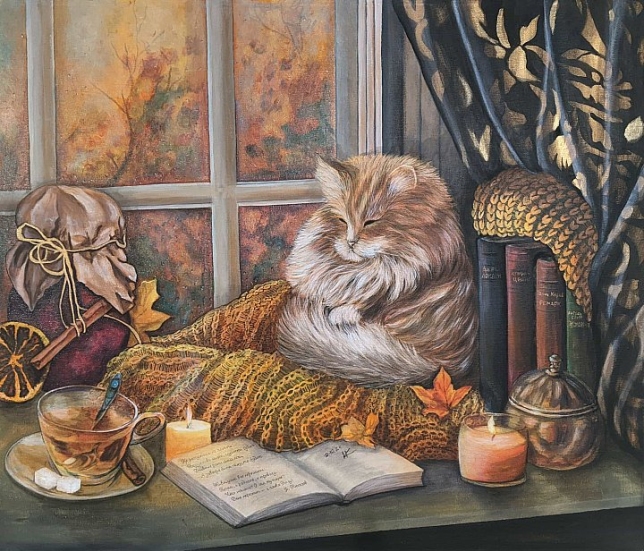 Painting for sale online - Golden autumn