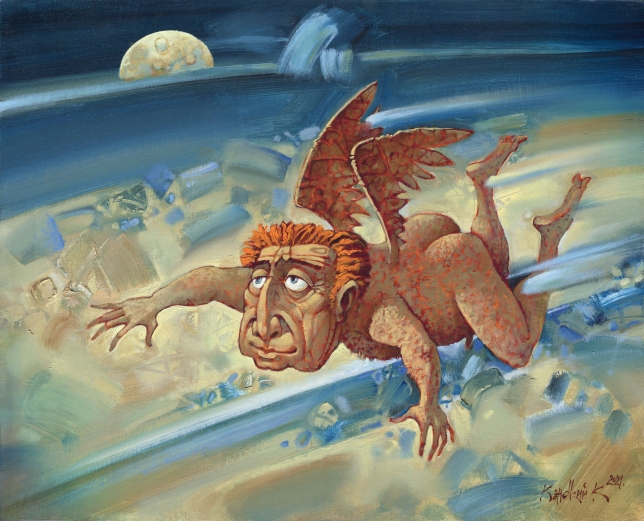 Painting for sale online - Flight to the stratosphere