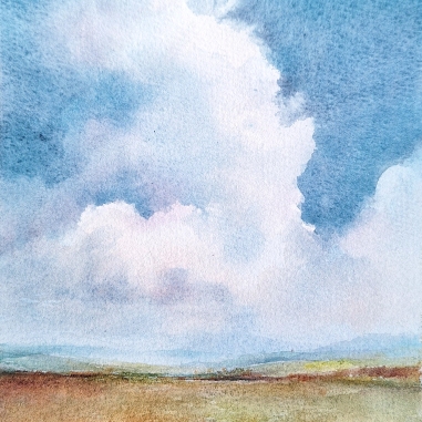 Painting for sale online - The white cloud