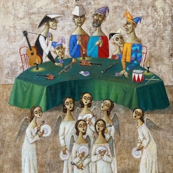 Painting for sale online - Concert for choir and orchestra.