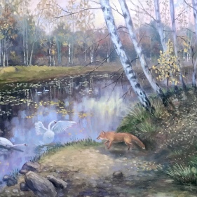 Painting for sale online - Autumn turmoil