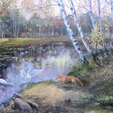 Painting for sale online - Autumn turmoil