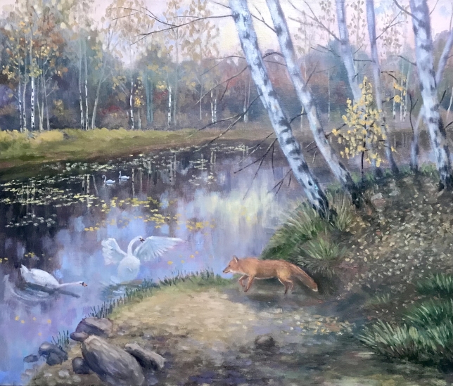 Painting for sale online - Autumn turmoil