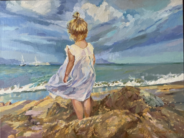 Painting for sale online - Wind of Happiness and Hope 