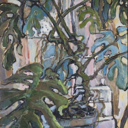 Painting for sale online - Сold monstera