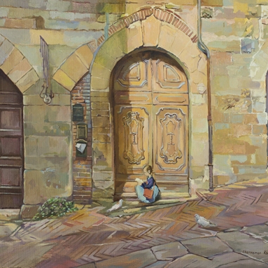Painting for sale online -  A Letter of Happiness Arezzo