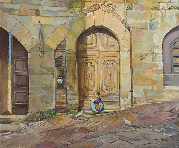 Painting for sale online -  A Letter of Happiness Arezzo
