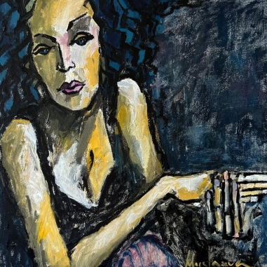 Painting for sale online - Against the backdrop of the night 