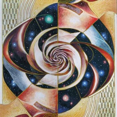 Painting for sale online - Space Kaleidoscope