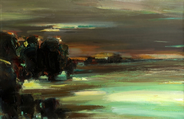 Painting for sale online - Bright night