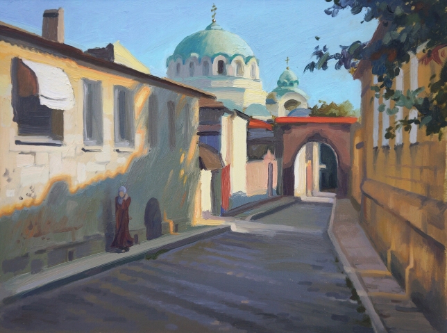 Painting for sale online - Yevpatoriya, old town