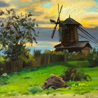 Painting for sale online - At sunset