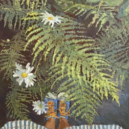 Painting for sale online - Striped mood