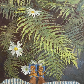 Painting for sale online - Striped mood