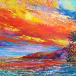 Painting for sale online - Sunset in Bali