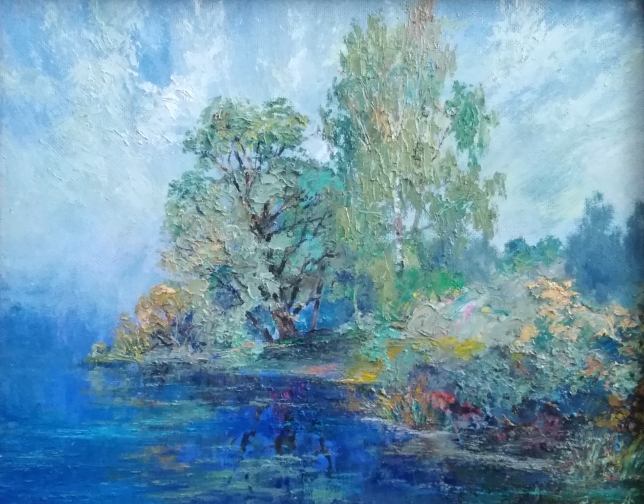 Painting for sale online - Foggy silence