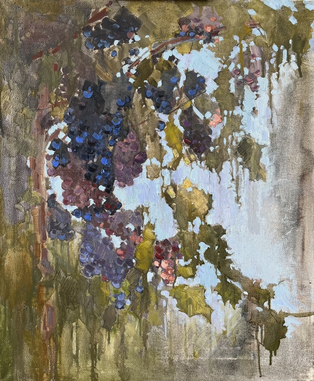 Painting for sale online - Dormant sparks of future wine