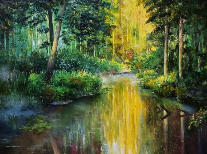 Painting for sale online - Forest fairy tale