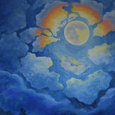 Painting for sale online - Night of the Full Moon