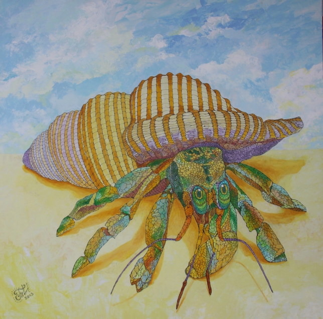 Painting for sale online - Sun Shadow, the master of the island