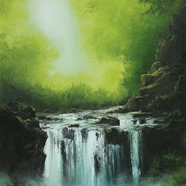 Painting for sale online - Waterfall