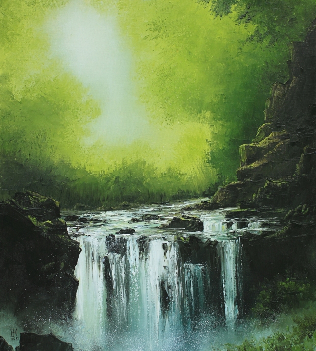 Painting for sale online - Waterfall