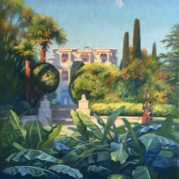 Painting for sale online - Eastern Garden