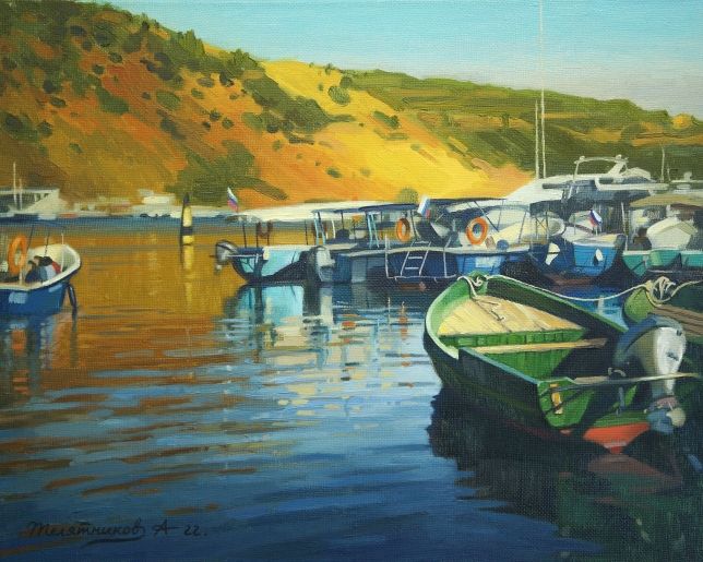 Painting for sale online - Morning in Balaklava Bay